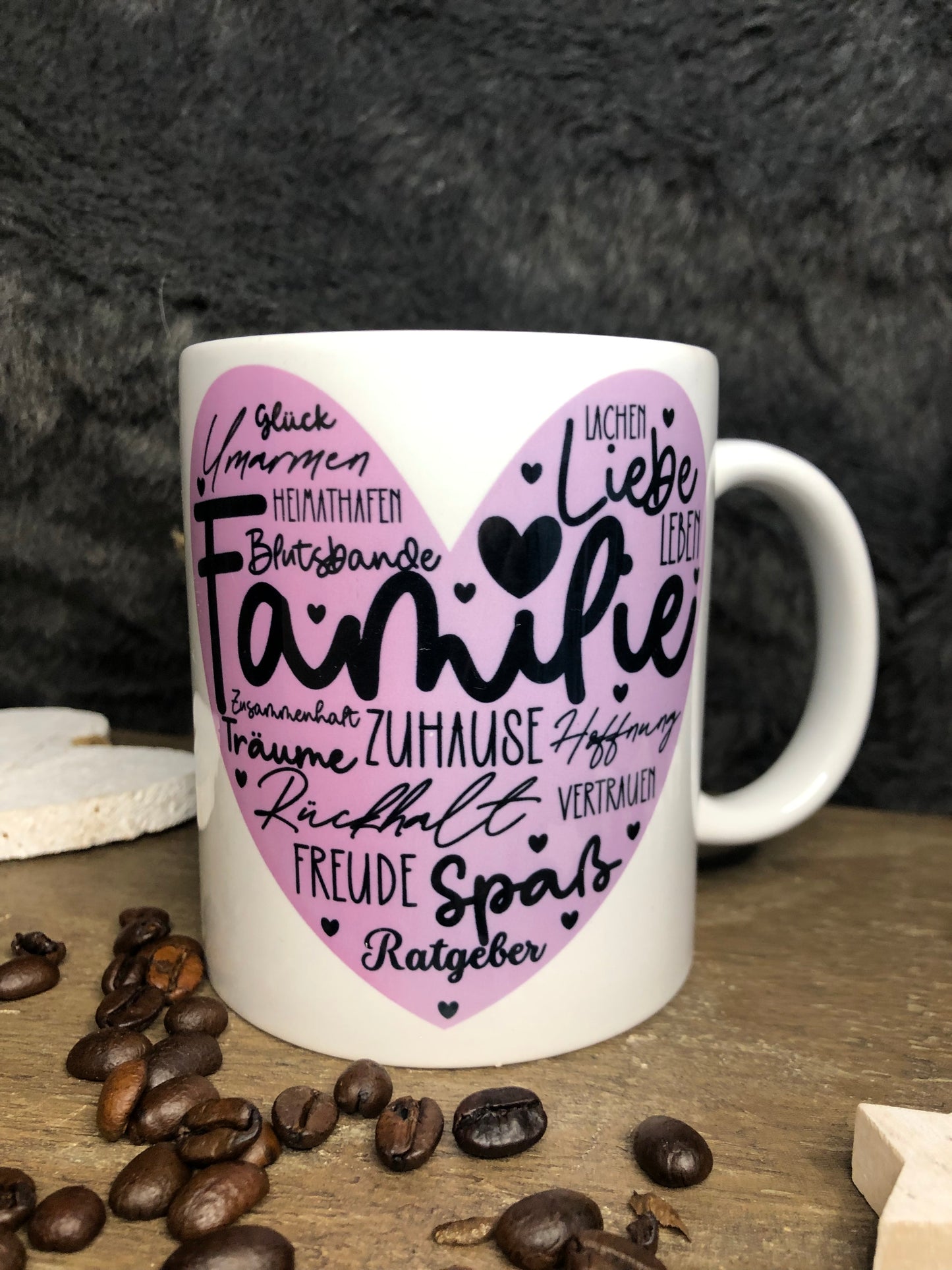 Tasse mit Aufdruck Familie